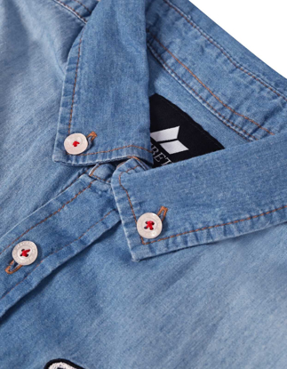 Show details for LIGHT CHAMBRAY POLO
