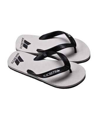 Show details for Macbeth Men's Flip Flops - white