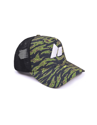 Show details for CAMOUFLAGE TRUCKER CAP