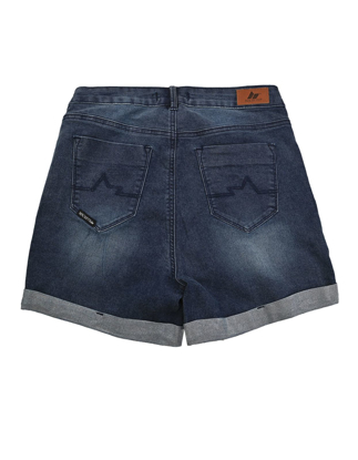 Show details for HIGH WAIST DENIM SHORTS