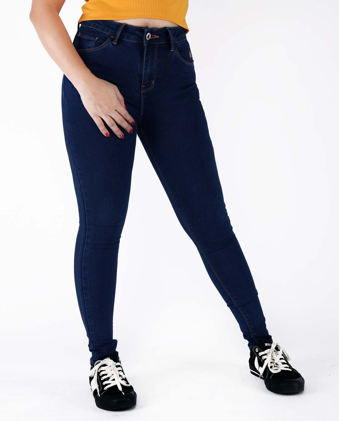 Picture of MEDIUM ENZYME HIGH WAIST SUPER SKINNY