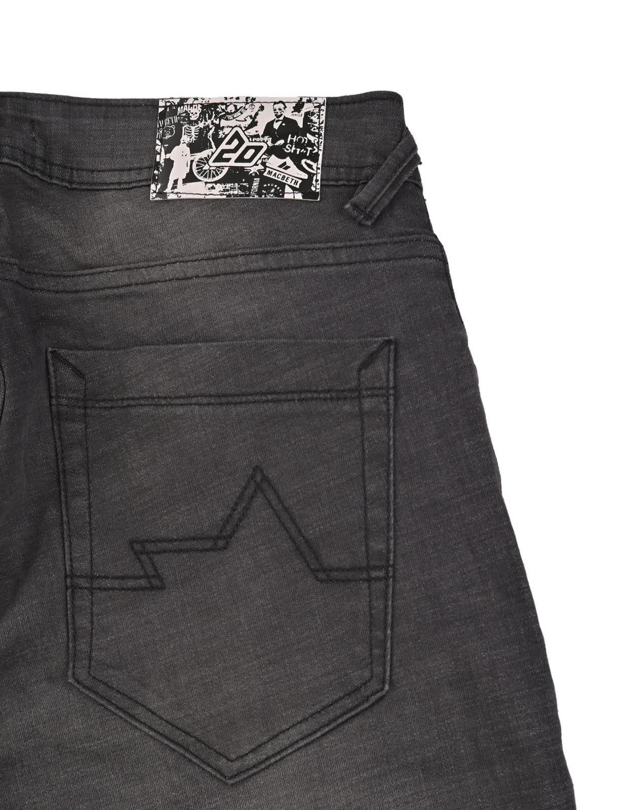 Picture of MEN'S DENIM PANTS - LOW WAIST SLIM FIT RIPPED JEANS