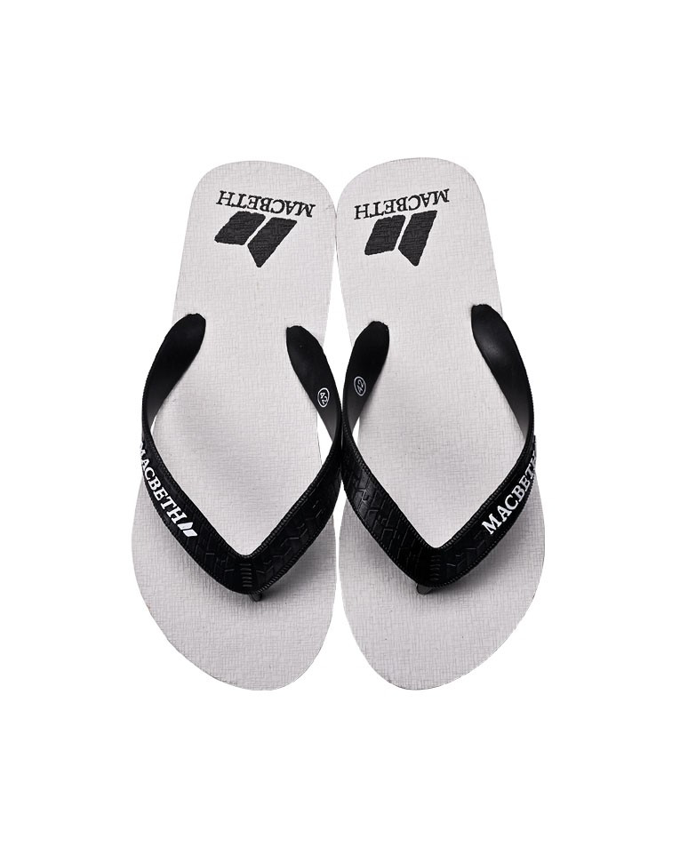 Picture of Macbeth Men's Flip Flops - white