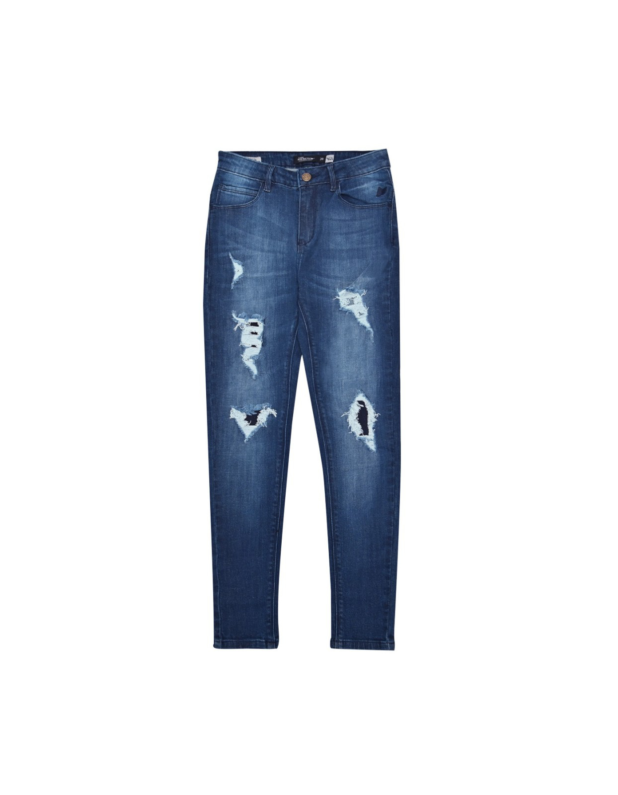 Picture of MEDIUM ENZYME HIGH WAIST ANKLE SKINNY