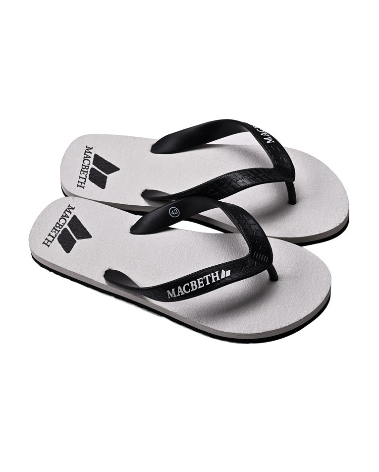 Picture of Macbeth Men's Flip Flops - white
