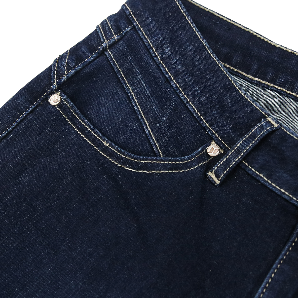 Picture of Dark Indigo High Waist Ankle Skinny