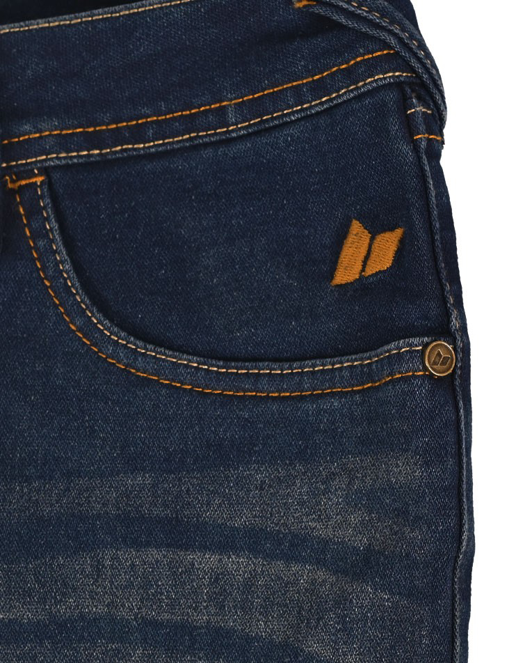 Picture of DARK ENZYME-LOW WAIST SLIM FIT JEANS