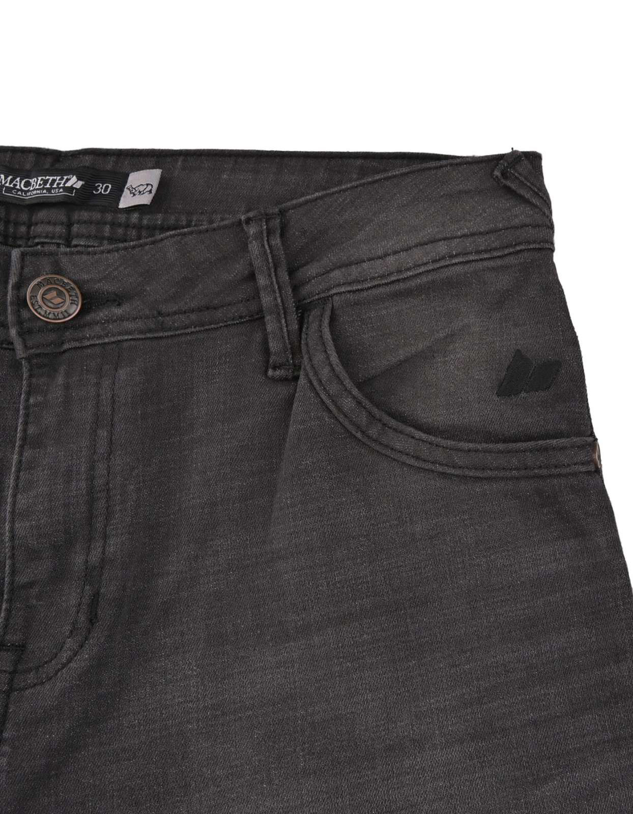 Picture of MEN'S DENIM PANTS - LOW WAIST SLIM FIT RIPPED JEANS