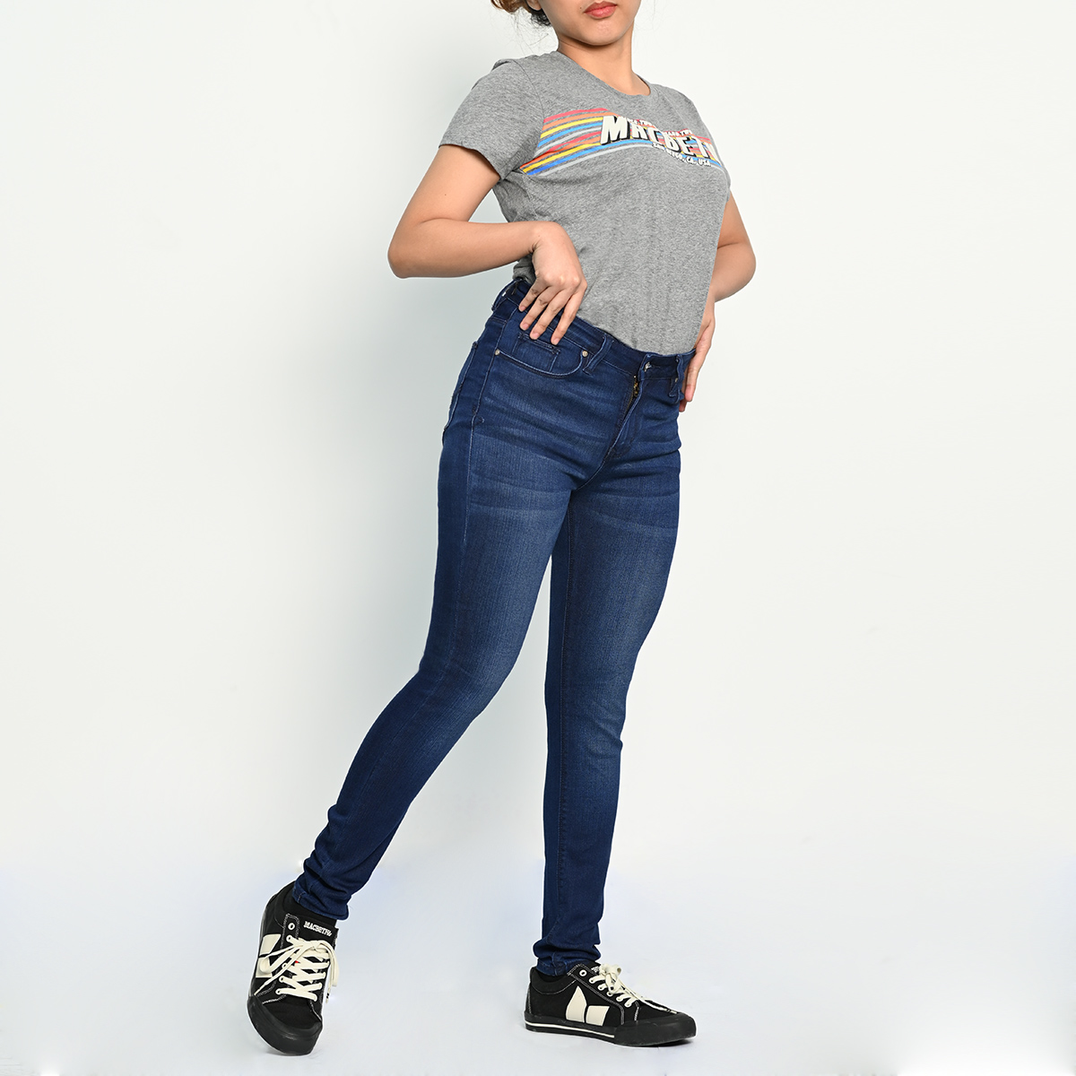 Picture of Dark C - Blast High waist Regular Skinny