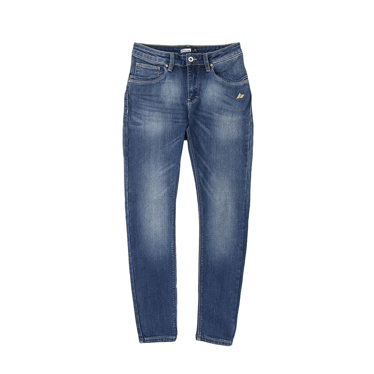 Picture of Classic Medium Blue High waist Slim Straight