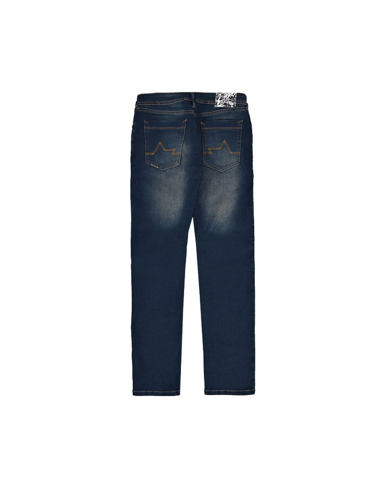 Picture of DARK ENZYME-LOW WAIST SLIM FIT JEANS