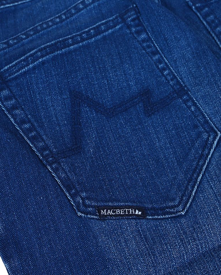 Picture of DENIM SHORTS - ACID BLUE
