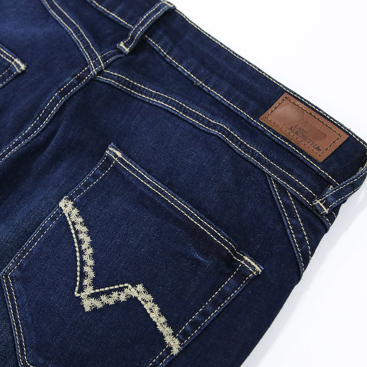 Picture of Dark Indigo High Waist Ankle Skinny