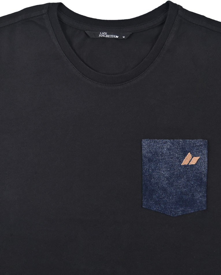 Picture of LADIES DENIM POCKET TEE
