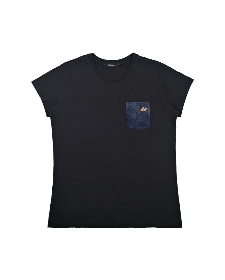 Picture of LADIES DENIM POCKET TEE